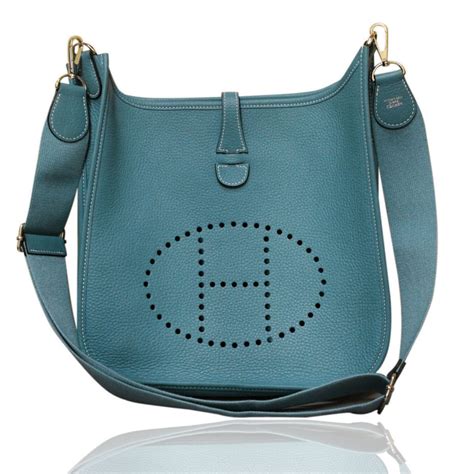 hermes evelyne blue jean pm|Hermes evelyne purse.